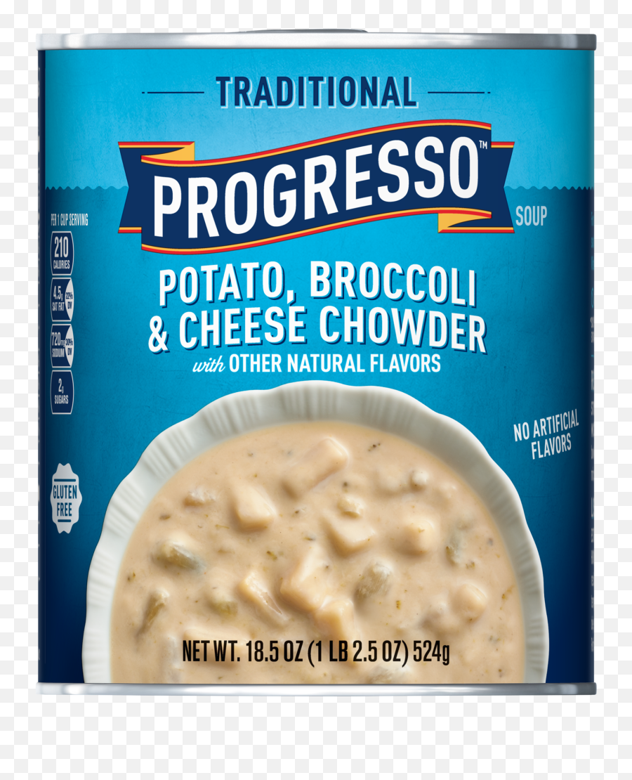 Progresso Traditional Potato Broccoli And Cheese Chowder - Progresso Creamy Chicken Noodle Soup Png,Chowder Png