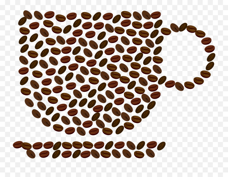 Coffee Cup Beans Beverage Drink Hot - Coffee Coffee Beans Line Png,Coffee Beans Transparent