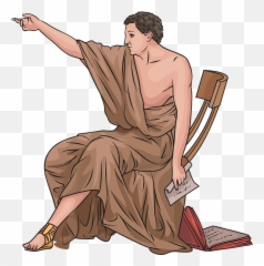 Aristotle Clipart - Sitting Png,Aristotle Png
