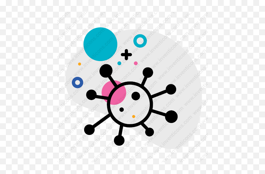 Disease Icon - Circle Png,Germs Png