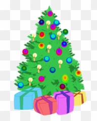 Christmas Tree Clip Art - Trees Drawing Cute png