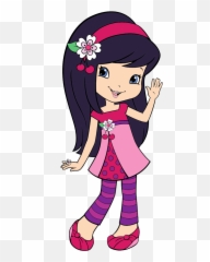 Library Of Clipart Black And White Strawberry Shortcake - Cherry Jam Strawberry Shortcake Png,Strawberry Shortcake Png