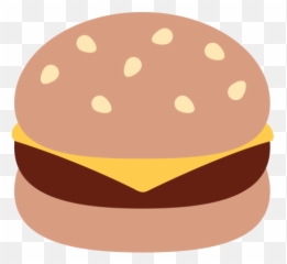 Hamburger Emoji Icon Of Flat Style - Available in SVG PNG Twitter Food Png