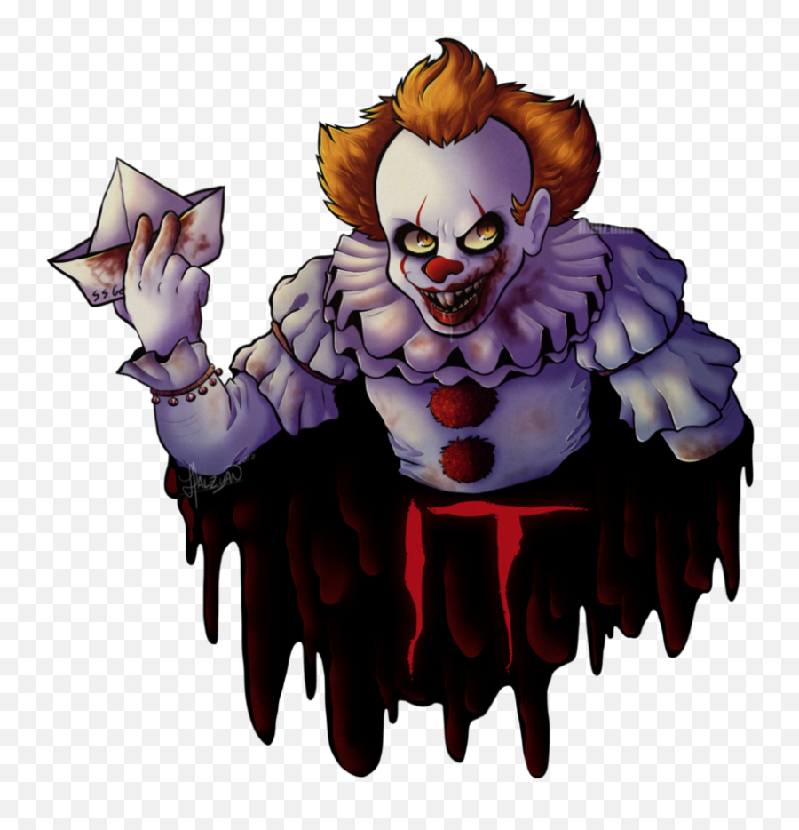 Clown Pennywise Clipart - Illustration Png,Pennywise Transparent