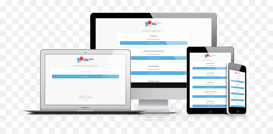 Social Impact Award - Voting Tool Showcase Processwire Responsive Online Store Png,Voting Png