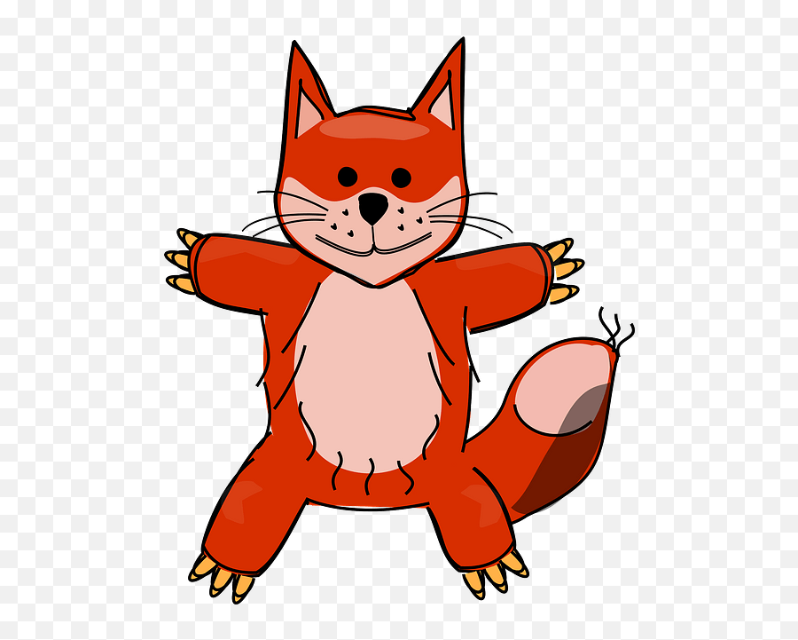 Fox Clipart Free Download In Png Or Vector Format Creazilla - Cartoon,Fox Clipart Png