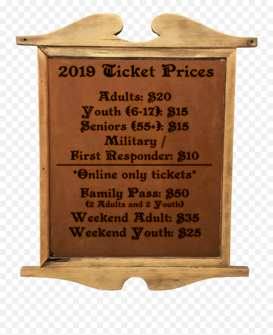 Copy Of Tickets U2014 Mutton U0026 Mead Medieval Festival - Picture Frame Png,Wood Sign Png