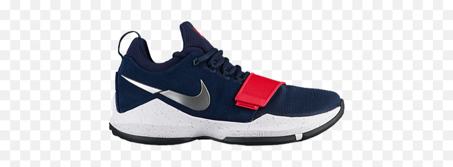 Nike Pg 1 Running Online Shop - Nike Paul George 1 Blue Red Png,Paul George Png