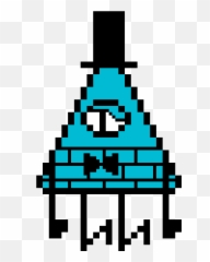 Pixilart - Sad Bill Cipher by GreyGod Pixel Art png