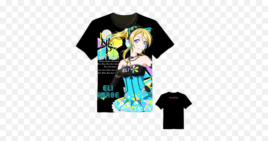 Love Livespencer Hill Tojo Nozomi Hoshizora Rin Nico Yazawa Cosplay Black Customized T - Shirt Oneck Free Shipping Good Quality Eli Ayase Png,Nico Yazawa Png