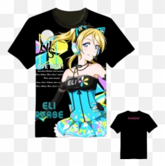 Love Livespencer Hill Tojo Nozomi Hoshizora Rin Nico Yazawa Cosplay Black Customized T - Shirt Oneck Free Shipping Good Quality Eli Ayase Png,Nico Yazawa Png