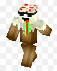 Swag Cake Skin - Blue Base Minecraft Skin Png,Minecraft Cake Png