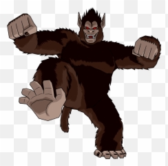 Great Ape Goku Png Image - Goku As A Monkey,Ape Png