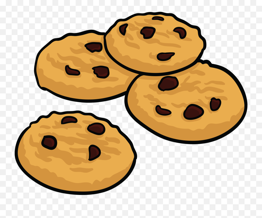Cartoon Transparent Background Cookie Clipart - Cookie Monster Chocolate Chip Cookies Png,Cookies Transparent Background