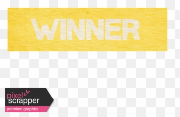 Speed Zone Elements Kit - Winner Word Art Transparent png
