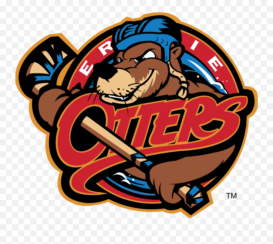 Erie Otters Logo Png Transparent Svg - Erie Otters,Otter Png
