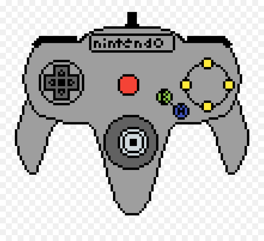 Pixilart - N64 Controller Pixel Art Png,N64 Controller Png