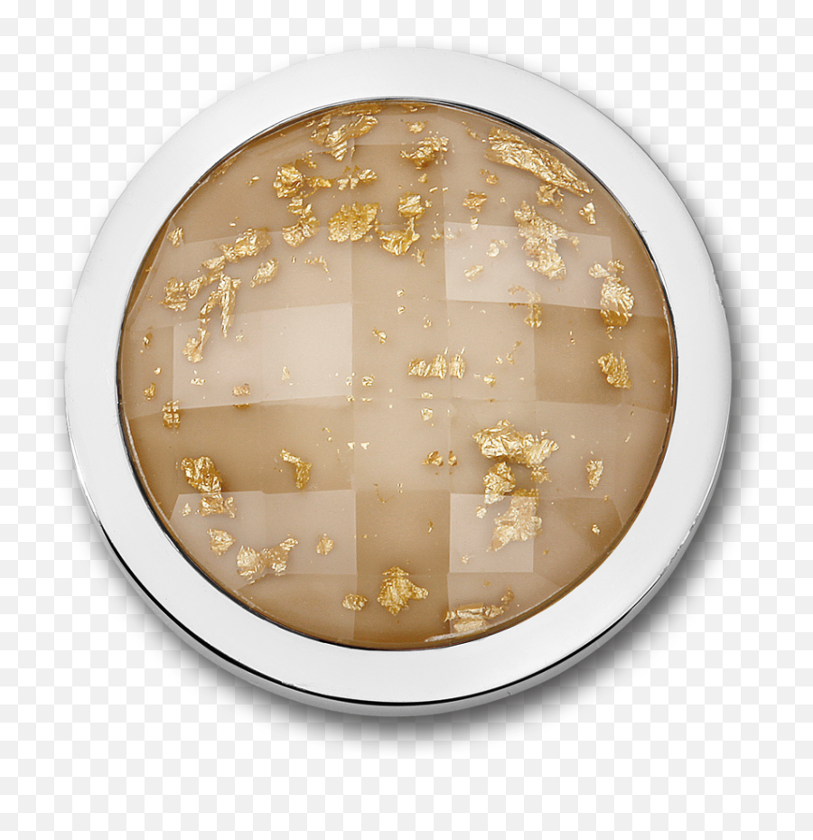 Luna Champagne Stainless Steel Disc - Sparkly Png,Gold Flakes Png