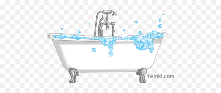 Bathtub Bath Bathroom Bubble General - Ks2 Clipart Bath Tap Png,Bubble Bath Png