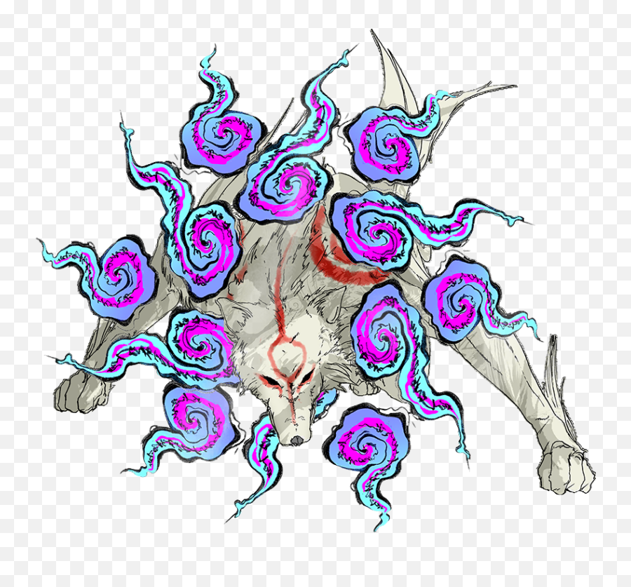 Download Clipart Freeuse Library Image - Okami Amaterasu Png,Okami Png