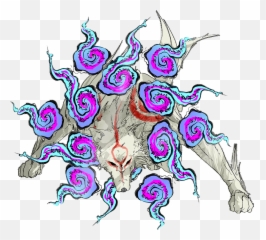 Download Clipart Freeuse Library Image - Okami Amaterasu Png,Okami Png