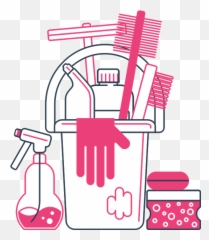 House Cleaning Services - Transparent Cleaning Supplies Clipart Png,Cleaning Lady Png