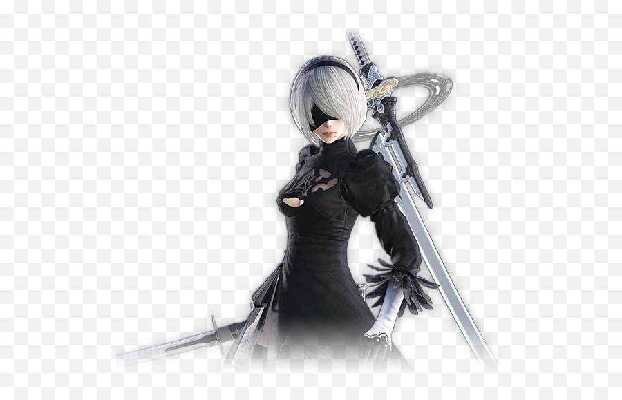 Final Fantasy Xiv Shadowbringers - Yorha Dark Apocalypse Women Warriors In Literature And Culture Png,2b Nier Transparent