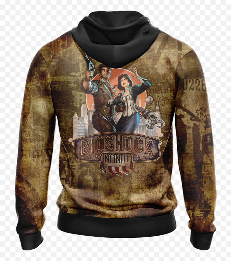 Bioshock Infinite New Unisex 3d Hoodie U2013 Moveekbuddyshop - Hoodie Png,Bioshock Infinite Png