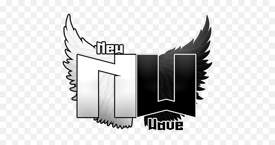 New Wave Logo - White Glowing Angel Wings Png,Wave Logo