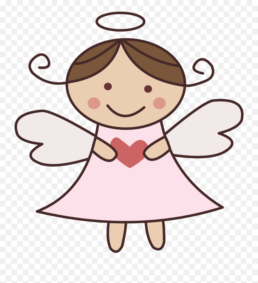 Baby Angel Girl Png Transparent - Angelitos Dibujos,Baby Angel Png