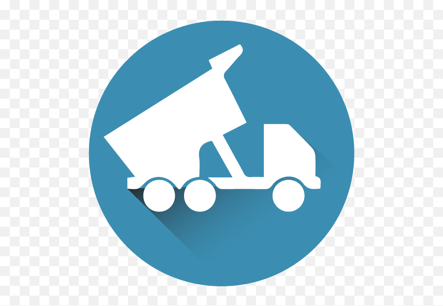 Download Hd Dump Truck Icon - Clip Art Png,Dumptruck Icon