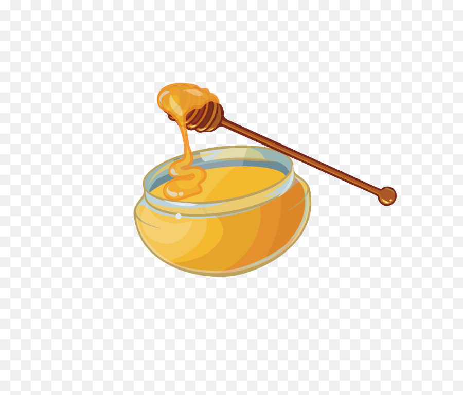Svg Free Library Yuja Tea Jar Clip Art - Honey Jar Cartoon Png,Honey Jar Png