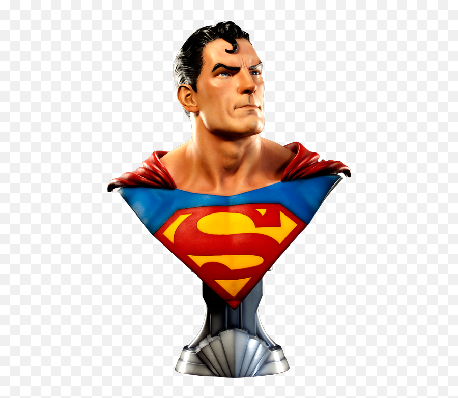 Dc Comics Superman Life - Size Bust By Sideshow Collectibles Superman Life Size Bust Png,Super Man Icon