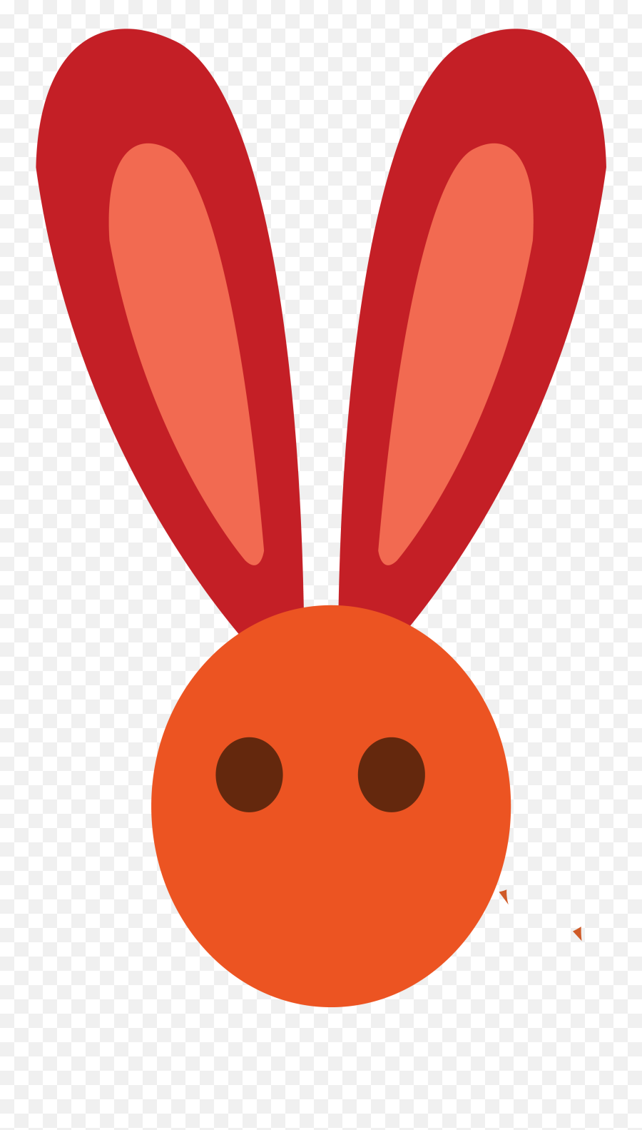 Bunny Ear Png - Orelha De Coelho Vermelha,Bunny Ears Transparent