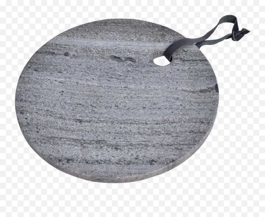 Beautiful Grey Marble Cutting Board - Round With Leather Strap Png,Grey Circle Png