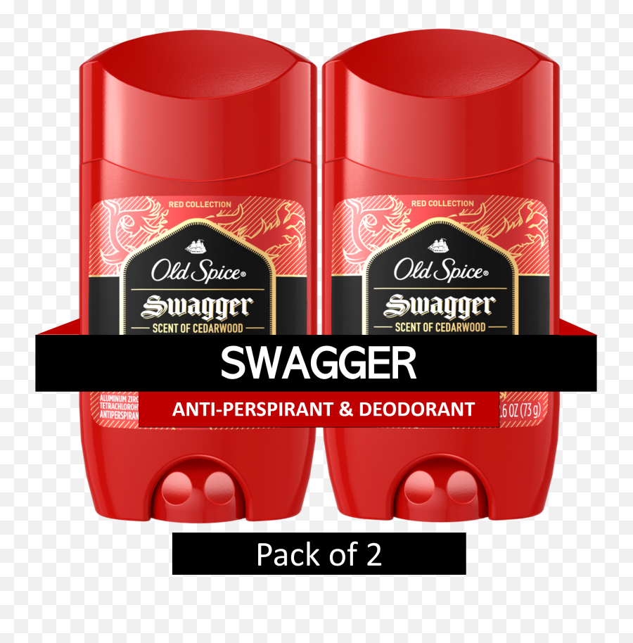 Old Spice Red Collection Deodorant For Men Swagger Scent - Old Spice Swagger Deodorant Gel Png,Kindle Fire Red Battery Icon