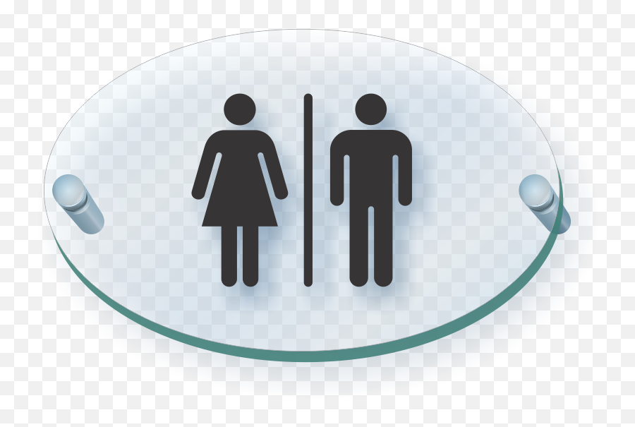 Unisex Restroom Symbol Clearboss Signs Sku Se - 7323 Png,Toilets Icon