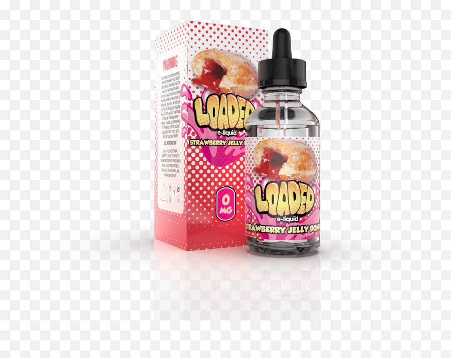 Loaded Strawberry Jelly Donut - Strawberry Jelly Donut By Loaded E Liquid Png,Jelly Png