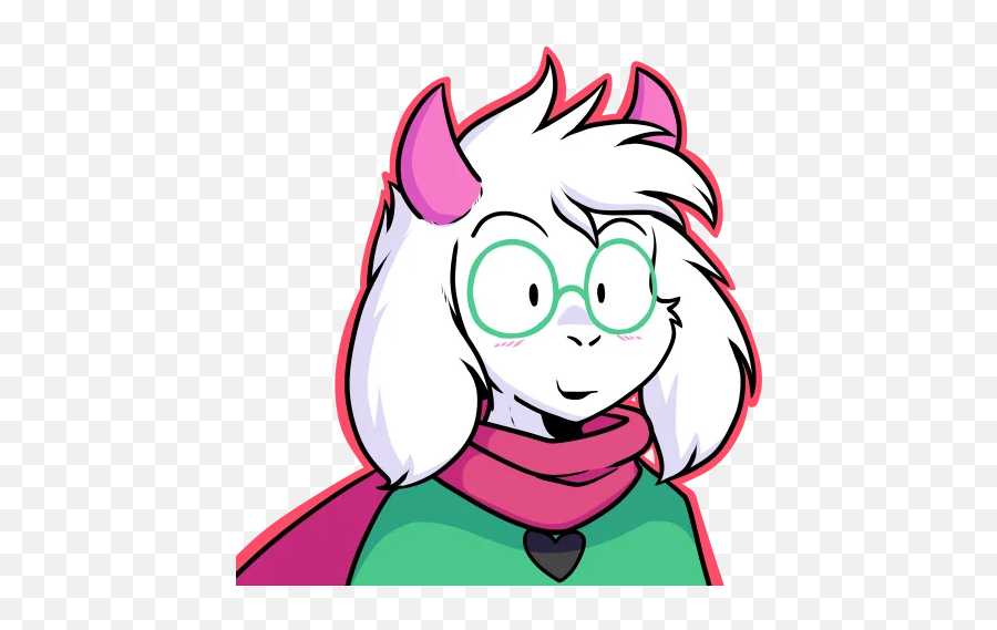 Telegram Sticker From Ralsei Pack - Ralsei Stickers Telegram Png,Deltarune Icon