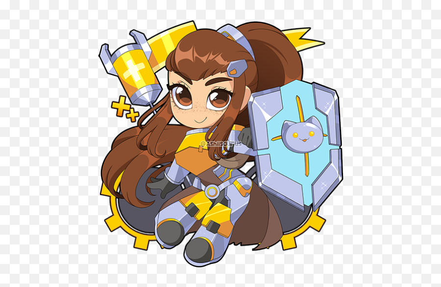 Largest Collection Of Free - Toedit Brigitte Stickers On Picsart Fictional Character Png,Brigitte Overwatch Icon