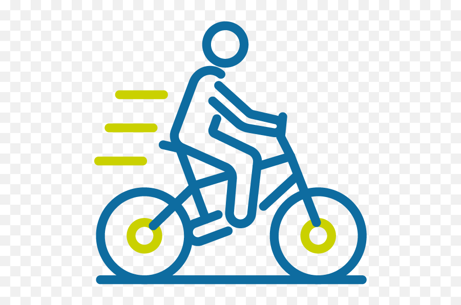 5 Ways Walking And Cycling Are Great For Our Mental Health - Riding Bike Cartoon Gif Png,Bicycling Icon