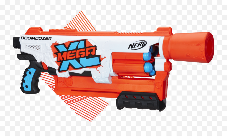 Nerf Mega Blasters Accessories U0026 Videos - Nerf Nerf Mega Xl Boom Dozer Png,Icon Stryker Rig Review