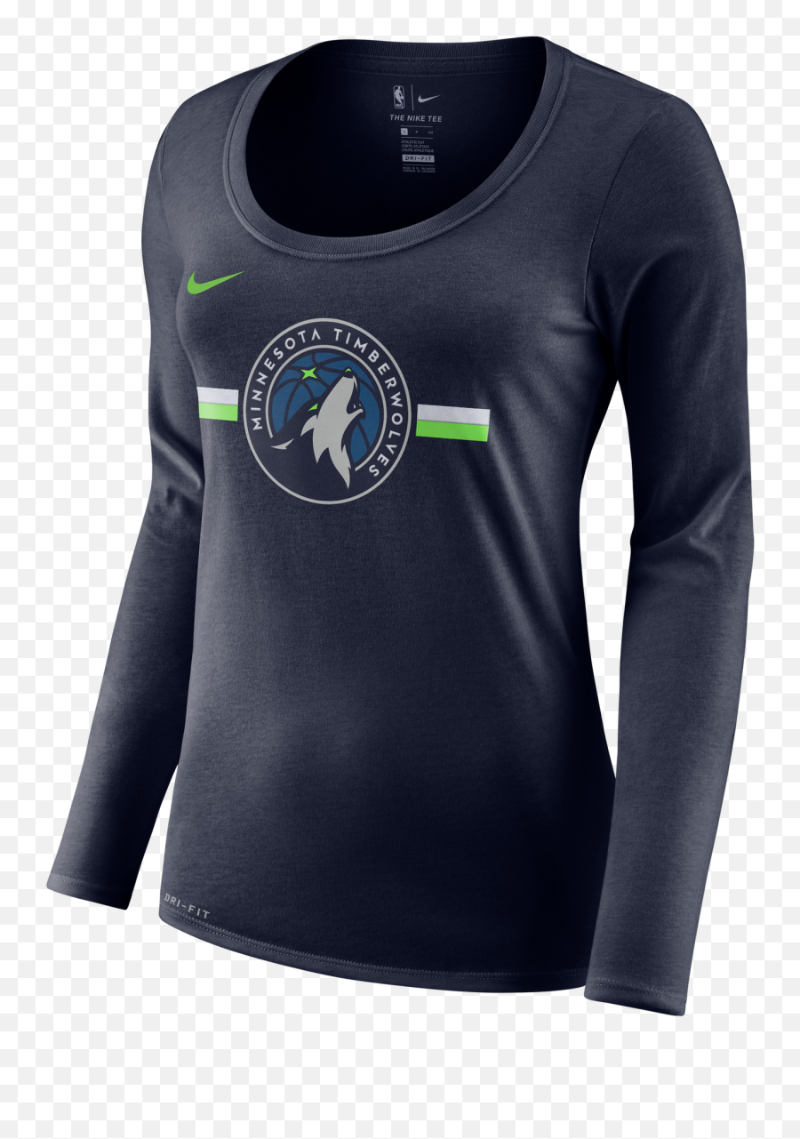 Nike U2013 Timberwolves Team Store - Long Sleeve Womens Nike Shirt Bucks Png,Nike Icon Mesh Short