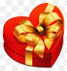Hq Gift Png Birthday Box Christmas Images - Heart Gift Clipart,Gifts Png