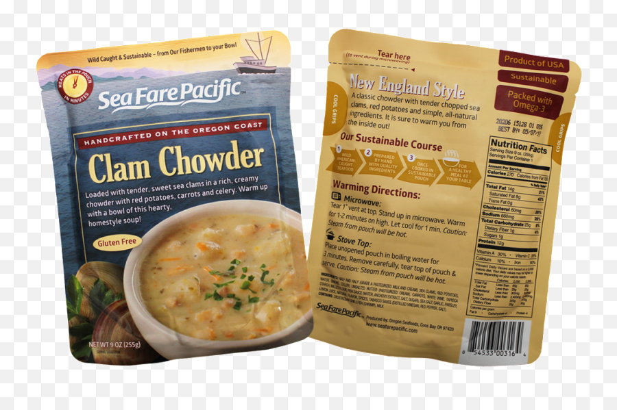 New England Style Clam Chowder Sea Fare Pacific - Soup Png,Chowder Png