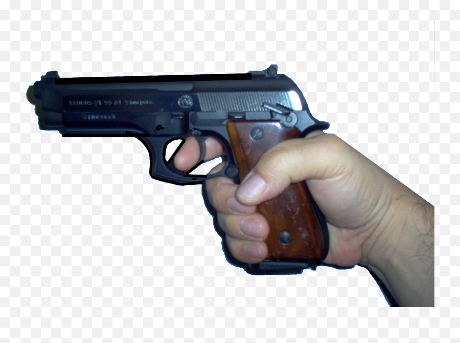 Firearm Revolver Weapon Beretta M9 Png Hand Holding Gun Transparent