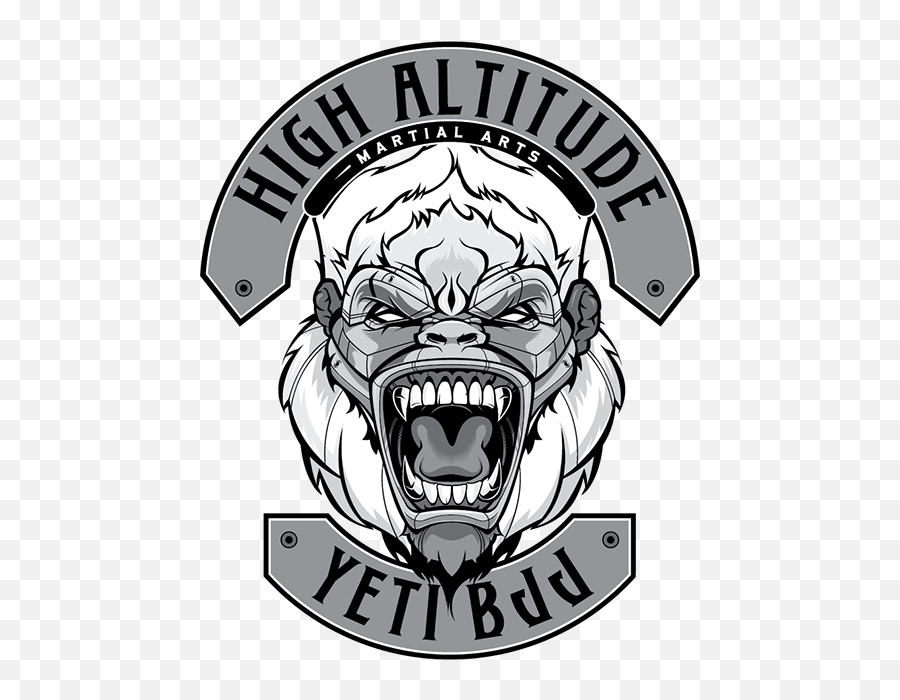 Yeti - High Altitude Martial Arts Illustration Png,Yeti Logo Png