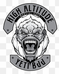 Yeti - High Altitude Martial Arts Illustration Png,Yeti Logo Png
