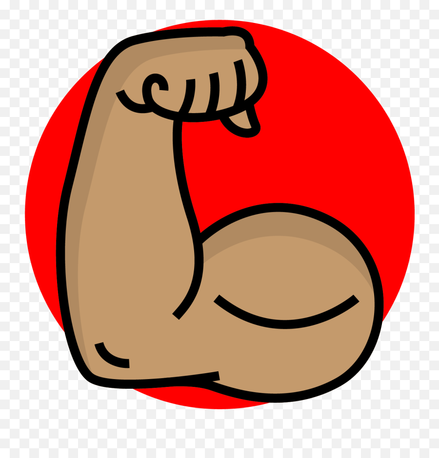 Arm Muscle Art Sturdy Freeuse Library - Muscle Clipart Png,Muscle Emoji Png