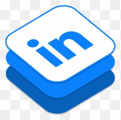 Linkedin Clip Art - Isometric Icon Transparent Logo png